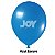 Balão Liso JOY c/ 12 unid. - Azul Escuro - 16 - Imagem 1