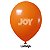 Balão Liso JOY c/ 12 unid. - Laranja - 16 - Imagem 1