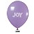 Balão Liso JOY c/ 12 unid. - Lilás - 16 - Imagem 1