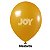 Balão Liso JOY c/ 12 unid. - Mostarda - 16 - Imagem 1