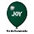 Balão Liso JOY c/ 50 unid. - Verde Esmeralda - 9 - Imagem 1