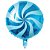 Balão Metalizado 45cm Bala Espiralada c/ 1 unid. - Azul - Imagem 1