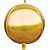 Balão Metalizado Bola 18 polegadas com 1 unidade - Dourado - Imagem 1
