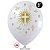 Balão Batismo e Comunhão JOY c/ 25 unid. - Branco e Ouro - 9 - Imagem 1