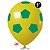 Balão Bola de Futebol JOY c/ 25 unid. - Amarelo e Verde - 9 - Imagem 1
