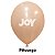 Balão Liso JOY c/ 25 unid. - Pessego - 12 - Imagem 1