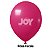 Balão Liso JOY c/ 25 unid. - Rosa Fúcsia - 12 - Imagem 1