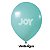 Balão Liso JOY c/ 25 unid. - Verde Água - 12 - Imagem 1