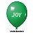 Balão Liso JOY c/ 25 unid. - Verde Bandeira - 12 - Imagem 1