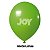 Balão Liso JOY c/ 25 unid. - Verde Limão - 12 - Imagem 1