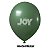 Balão Liso JOY c/ 25 unid. - Verde Militar - 12 - Imagem 1