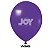 Balão Liso JOY c/ 25 unid. - Violeta - 12 - Imagem 1