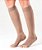 Meia Sigvaris Ever Sheer 20-30 Mmhg 3/4 - Ponteira Aberta Caramelo - Imagem 1