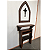 Oratório São Miguel Arcanjo | Altar + Genuflexório Dobrável + Moldura + Crucifixo - Imagem 9