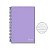 CADERNETA 1/8 C.DURA 64FLS TAMOIO PASTEL LILAS C/05   7897571921758 - Imagem 1