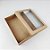 CAIXA KRAFT COM VISOR P/CAMISA 17 X 24 X 5,5  PCTE C/10UN - Imagem 1