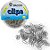 CLIPS METAL MINI N.5 PRATEADO C/200  BACCHI  7897849614139 - Imagem 2