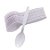COLHER PLASTICO BOLO BRANCO C/50  FORFEST 7898923195117 - Imagem 1