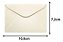 ENVELOPE VISITA 07X11 CREME C/100 - Imagem 1