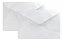 ENVELOPE BRANCO VISITA  7,2X10,8 C/100   75GRS - Imagem 1