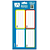 ETIQUETA P/CADERNO TILIBRA CORES C/08  7891027234713 - Imagem 1