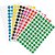 ETIQUETA P/ENVELOPE BOLINHA AZ-VM-AM-VD C/100 - Imagem 1