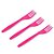GARFO PLASTICO  BOLO  ROSA C/50  7898923195445 - Imagem 2