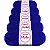 LÃ MOLLET AZUL  PCTE C/05 NOV 40GRS 7891113355308 - Imagem 2