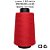 LINHA P/OVERLOK 5000 M VERMELHO - Imagem 1