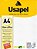 PAPEL A-4 180G CASCA DE OVO BRANCO C/50F  USAPEL - Imagem 3