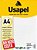 PAPEL A-4 180G VERGE BRANCO C/50F  USAPEL - Imagem 1