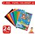 PAPEL CRIATIVO A-4 PAGINA BRASIL 120G C/24FLS 7898584550591 - Imagem 1
