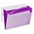 PASTA SANFONA A-4 PP C/12 DIVISOES LILAS - Imagem 3