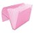 PASTA SANFONA A-4 PP C/12 DIVISOES ROSA  7897237371903 - Imagem 1