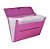 PASTA SANFONA A-4 PP C/12 DIVISOES ROSA  7897237371903 - Imagem 3