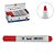 PINCEL P/QUADRO BRANCO BRW VERMELHO  7898936754370 - Imagem 1
