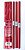 PLASTICO ENCAPAR 2M LISO VERMELHO  PLASVIPEL  7898130548010 - Imagem 1