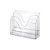 PORTA ORGANIZADOR TRIPLO VERTICAL REF.864 CRISTAL ACRIMET - Imagem 3