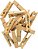 PRENDEDOR MADEIRA CRU MINIATURA 2,5CM C/100  KIT 7890265876877 - Imagem 3
