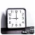 RELOGIO DE PAREDE QUADRADO 25CM ELITE - Imagem 1