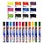 TINTA CANETA P/TECIDO ACRILEX   AZ-AM-PT-VM-MRR-VD-RS - Imagem 2