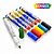 TINTA CANETA P/TECIDO ACRILEX   AZ-AM-PT-VM-MRR-VD-RS - Imagem 3