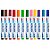 TINTA CANETA P/TECIDO ACRILEX   AZ-AM-PT-VM-MRR-VD-RS - Imagem 1
