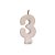 VELA C/GLITER N.3 BCA C/10  7896901617811 - Imagem 2