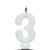 VELA C/GLITER N.3 BCA C/10  7896901617811 - Imagem 1
