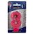 VELA C/GLITER N.3 ROSA  C/10  7896901617910 - Imagem 1
