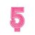 VELA C/GLITER N.5 ROSA  C/10  7896901617934 - Imagem 2