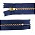 ZIPER METAL IMPORTADO 18 CM AZUL  C/10  0000000018103 - Imagem 1