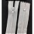 ZIPER NYLON IMPORTADO 18 CM  BRANCO C/10 - Imagem 1
