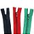 ZIPER NYLON IMPORTADO 18 CM  C/10 - Imagem 2